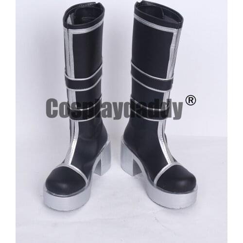 Lovelive Nico Yazawa Halloween Adult Black Long Coslpay Shoes Boots S008