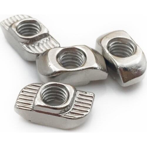M3 M4 M5 M6 M8 hammer head t nut Drop in fasten connector slide nut for EU 1515 2020 3030 4040 4545 aluminum profile