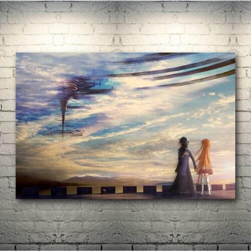 Sword art Online Animation Canvas Hd Prints Pictures Wall Artwork Painting Home Decoration Modular Poster Living Room No Framed