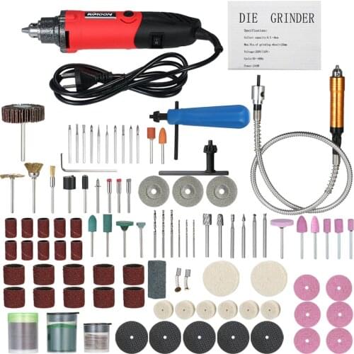 Multi-functional Electric Grinder Set 240W Variable Speed Electric Drill Grinding Rotary Tool with 150pcs Accessorie for Milling