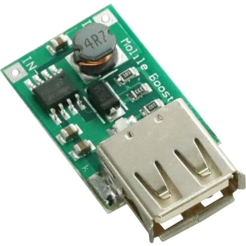 2V-5V To 5V 1200MA USB Output Boost Converter Mini DC-DC Step-up Power Module Lithium Battery Charger Board For Phone Camera