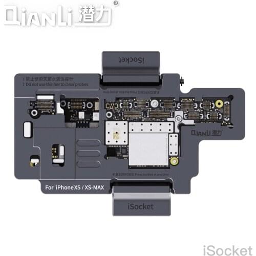 QIANLI iSocket for iPhone x xs / xs max motherboard test fixture For IPHONEX double-deck motherboard Function Tester