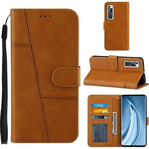 Retro Vintage PU Leather Card Slot Pocket Shockproof Phone Case for Xiaomi 10s Kickstand Cover Photo Frame