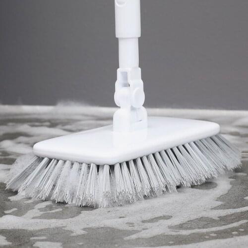 Long Handle Floor Cleaning Brush Scrub Bristle Telescopic Brush For Home & Kitchen Household Cleaning Tools & Accessories