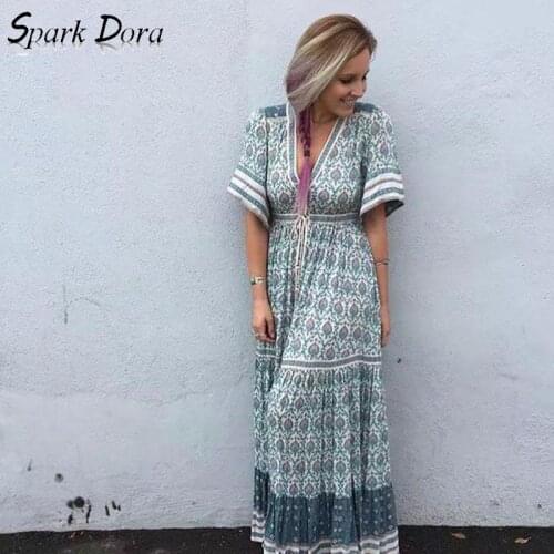 Длинные летние платья SparkDora China At AliExpress