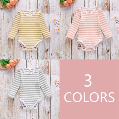 2020 Baby Girls Boys Knitted Romper Baby Clothes Cotton Woolen Baby Rompers Ruffle Infant Baby Boys Jumpsuit