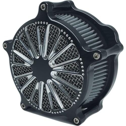 Air Filter Domino Motorcycle Venturi Cnc Cut Cleaner for Harley Touring 2017 - up Road King 2017 - up Softail 2018 - up