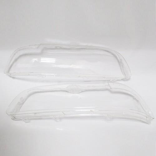 1 Pair Front Headlight Lens Cover Compatible Fit for BMW E39 525 530 1996-2003 Easy to Install