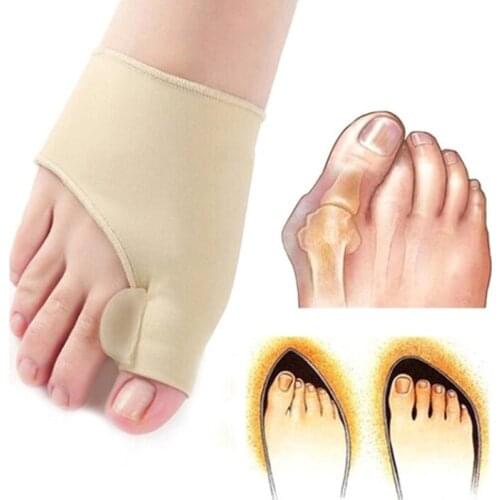1Pair S/M Big Toe Hallux Valgus Corrector Orthotics Feet Care Bone Thumb Adjuster Correction Pedicure Socks Bunion Straightener