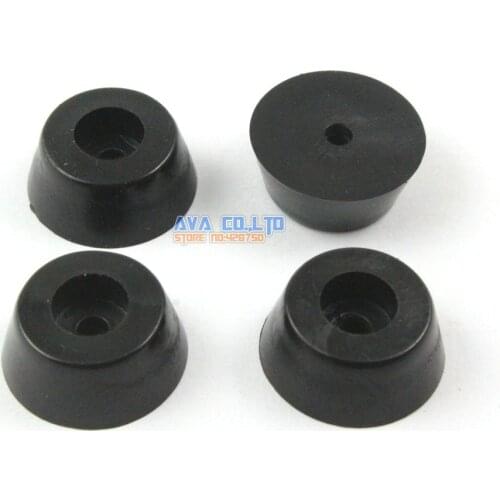 100 Pieces 20x15x8mm Rubber Feet Pad Furniture Chair Leg Protector Glide Pad