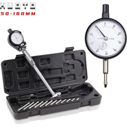 18-35mm 35-50mm 50-160mm/0.01mm Dial Bore Gauge Center Ring Dial Indicator Micrometer Gauges Measuring Tools