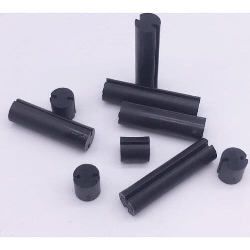 5x9.5 LED Spacer Support Hood PCB Board Mount Hardware Double Slot Black Pack 1000