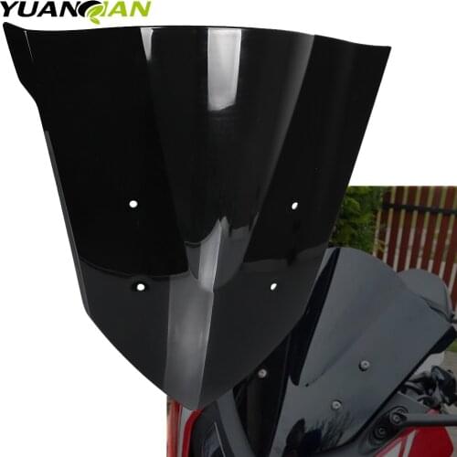 Motorcycle accessories CBR650F Double Bubble Windshield Windscreen Screen For Honda CBR650F CBR 650F 650 F 2014 2015 2016 2017