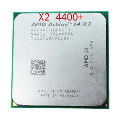 Free shipping Athlon 64 X2 4400+ CPU 2.2GHz Socket 940-pin AM2 Dual-Core working Desktop CPU Processor scrattered pieces