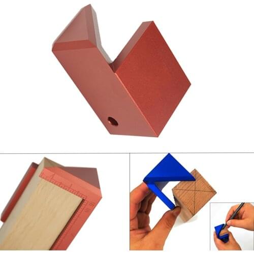 British system 45 degree angle line drawing woodworking tools right angle line drawing carpenter round center line scribe gauge