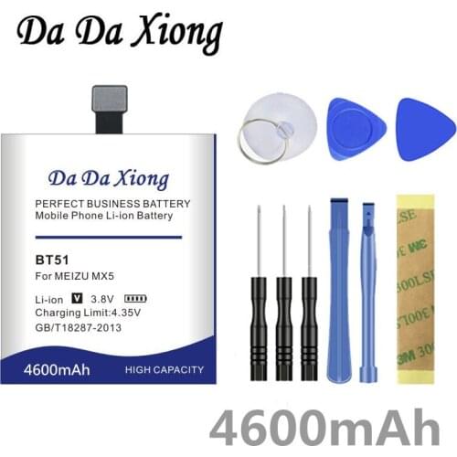 Da Da Xiong 4600mAh BT-51 BT51 Battery for meizu MX5 M575M M575U