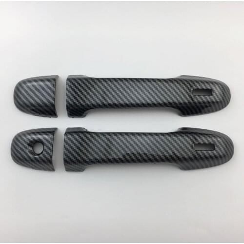 For Toyota GT86 2017 2018 2019 door handle bowl cover ABS carbon fiber outer handle cover, gt86 external car styling accessories