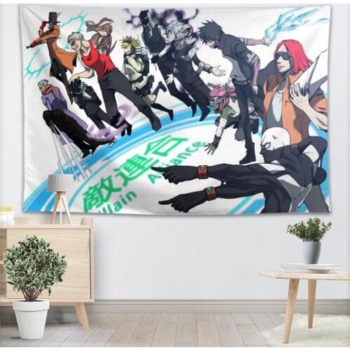 BOKU no Hero Academy tapestry anime art print tapestry psychedelic wall hanging beach towel polyester thin blanket yoga 70X100cm