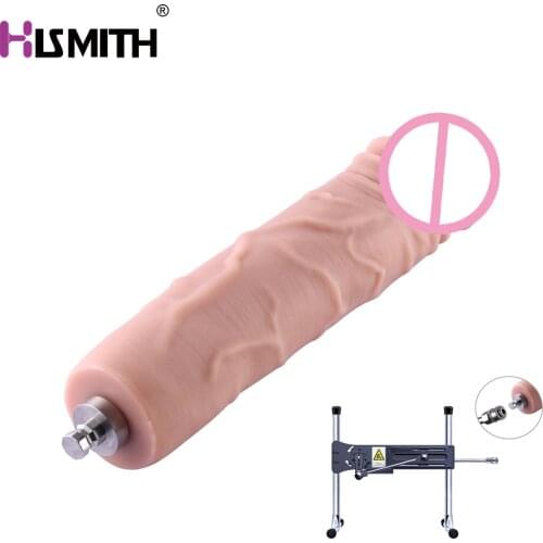 HISMITH 25.4cm Super Huge Silicone Dildo for Hismith Kliclok Sex Machine, Insertable 23cm, Diameter 6cm Realistic Monster Cock
