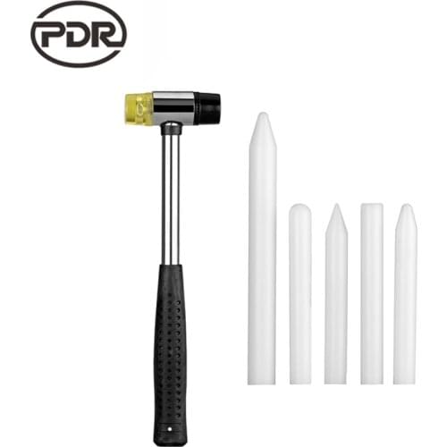 PDR Tools Tap Down Knock Down Tools Rubber Hammer Nylon Pen Dent Removal Tool Set Paintless Dent Repair Tool Kit Herramentas