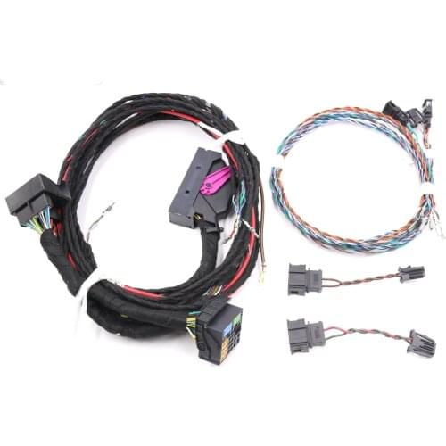 USE FOR VW PQ Tiguan Plug&play RNS510 Dynaudio System acoustics Wire harness Cable