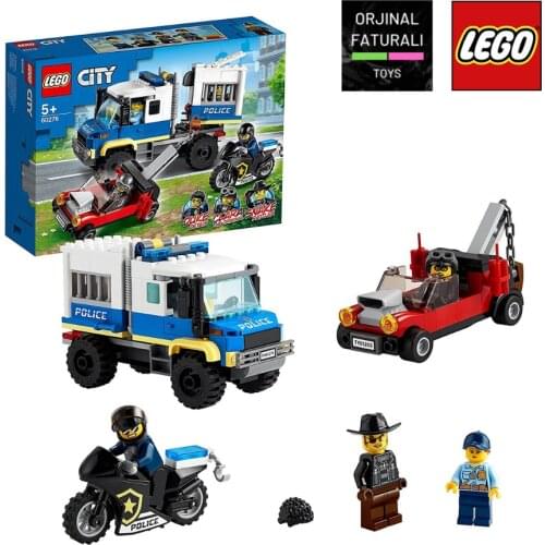 LEGO City Police Prisoner Transport Building Kit; Cool Police Toy for Kids, New 2021 (244 Pieces) 60276