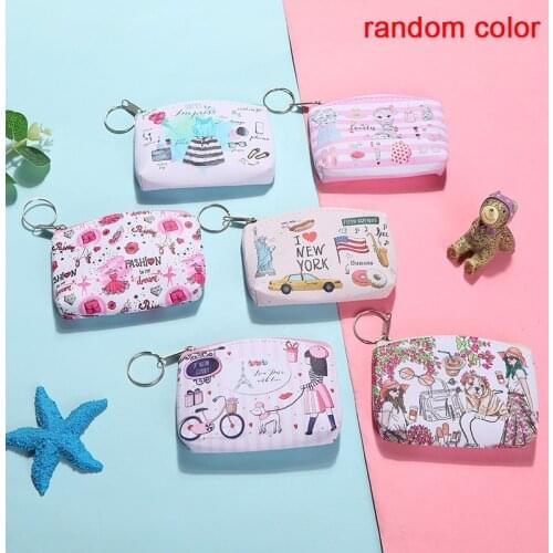 Cartoon Mini Wallets Cute Card Holder Coin Purses Women Ladies Key Money Bags For Girls Purse Female Kids Children Pouch