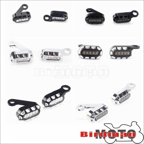 12V CNC Mini LED Turn Signal Lamp Running Light for Harley Sporster XL1200 883 Iron 883 SuperLow Forty-Eight Seventy-Two 04-2020