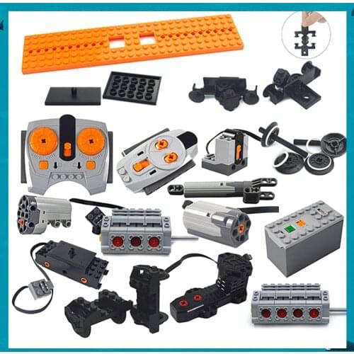Technical parts motor multi power functions tool servo train motor 8293 8883 PF model sets building blocks Compatible All Brands