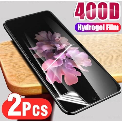 2Pcs HD Full Cover Soft Hydrogel Film For Sansung Galaxy Z Flip3 5G Screen Protection For Sumsung Samsong ZFlip 3 2021 Not Glass