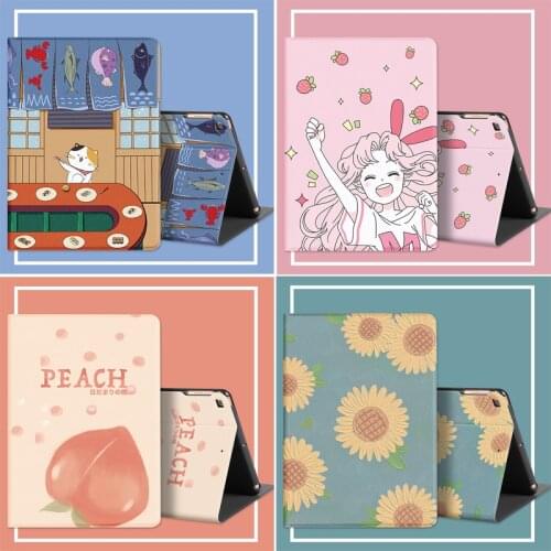 Soft Back Tpu Cover Case for Ipad Air 1 2 3 9.7 mini 4 5 10.5 Inch Case Foldable Shockproof Stand Case for Ipad Pro 11 2020