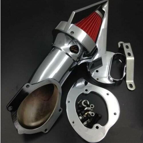 Chrome Triangle Spike Air Cleaner Kit For 1999-up Yamaha V-Star 1100 Dragstar 1100 XVS1100 Motorcycle
