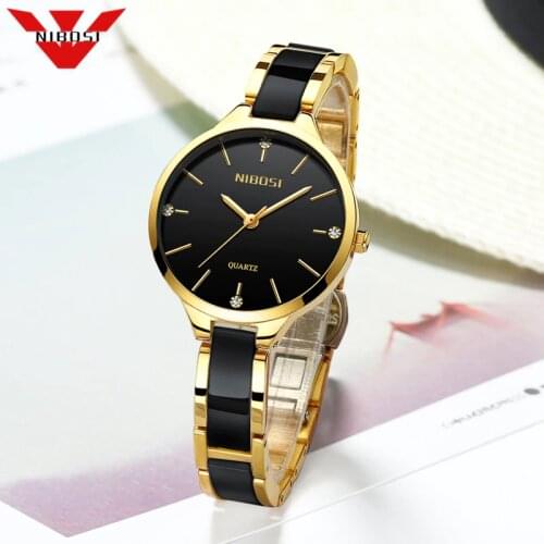 NIBOSI New Rose Gold Watch Women Quartz Watches Ladies Top Brand Luxury Female Wrist Watch Girl Clock Wife gift Zegarek Damski