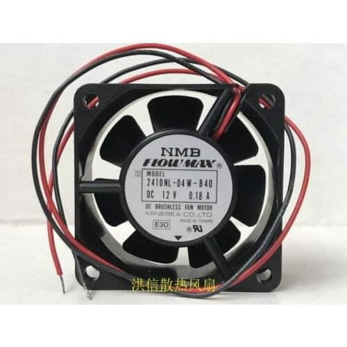 New original 6025 2410nl-04w-b40 DC12V 0.18a 6cm 60 * 25MM cooling fan