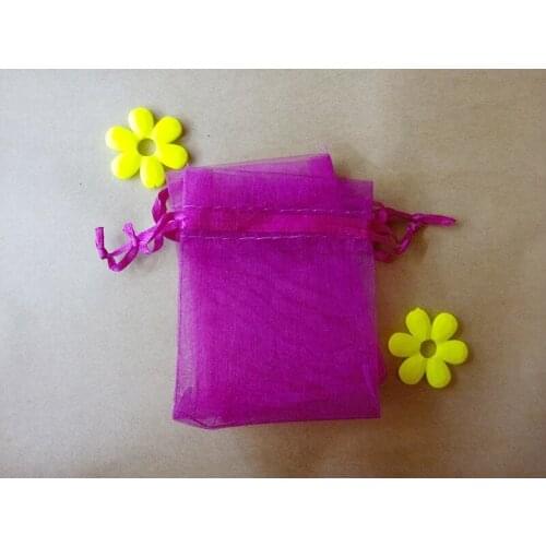 20x30cm 1000pcs/lot Christmas Organza Bags Rose Red Drawstring Bag Pouch For Food/jewelry/candy/wed Gift Bag Small Packaging Bag