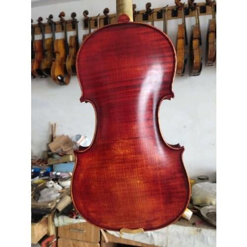 Master 4/4 Violin Guarneri model European flamed maple hand made instrument