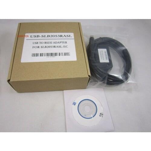 USB interface adapter USB-SLB2053RASL USB/SLB2053RASL for EC series PLC Programming Cable USBSLB2053RASL 2.5m with Indicator