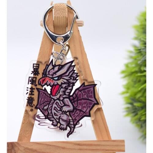 WL0875 Chibi Keychain Acrylic Cartoon Keyring Accessories
