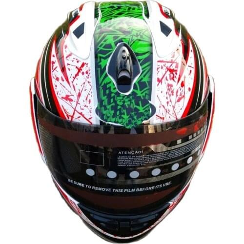 Winter Season Full Face Motorcycle Helmet Men And Women Cool Helmet Personality Design Anti Fogging Visor