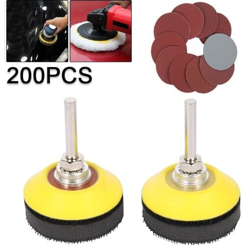 120/200pcs Sanding Discs Pad Kit Sanding Polishing Pad for Drill Grinder Rotary Tools Includes 80-3000 Grit Sandpapers