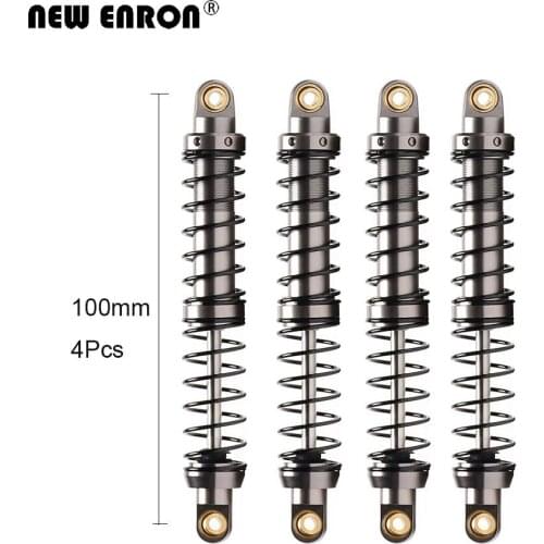 2Pc/4Pc RC 100mm Adjustable Metal Shock Absorber Damper for 1/10 RC Car Part Crawler Axial SCX10 TRX4 TRX6 AXI03007 D90 RC4WD