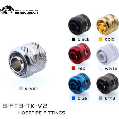 4pcs/Lot BYKSKI Hose Fitting use for ID10mm + OD 16mm Pipes 3/8''ID + 5/8"OD Soft Tube Fitting Hand Connector Fitting G1/4