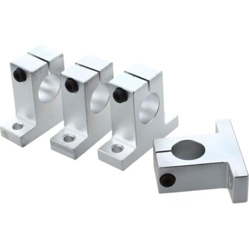 4pcs 20mm Aluminium Shaft Support Pillow Block