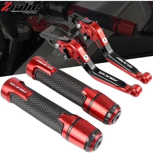 Motorcycle CNC Aluminum Adjustable Foldable Brake Clutch Lever Handle Grips For Honda GROM MSX125 MSX-125 2014 2015 2016 2017