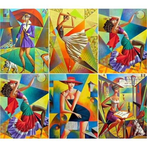 ARMYQZ Diy Diamond Painting Woman Full Square Dril Home Decoration Diamond Embroidery Portrait Cross Stitch Kits Wall Sticker