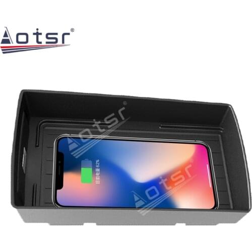 QI Car Wireless Charger For Audi A3/S3 2016-2018 Intelligent Infrared Fast Charging Phone Holder for iPhone Samsung Huawei