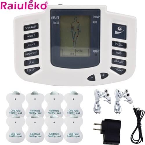 Digital Electronic Body Slimming Pulse Massage Muscle Relax Stimulator Acupuncture Therapy Massager Physiotherapy Apparatus Tool