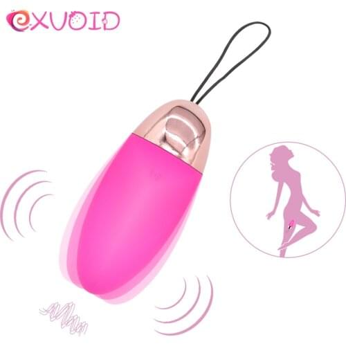 EXVOID Vibrators for Woman Silicone Egg Vibrator Clitoris Stimulator G-Spot Massager USB Charging Orgasm Sex Toys for Women