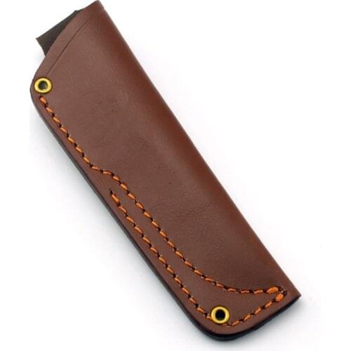Wilderness Survival Camping Tool Tactical Leather Cowhide knife cover scabbard for Ray Mears Bushcraft Knife