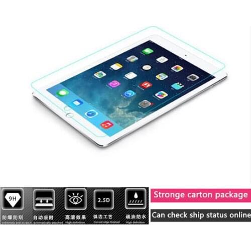 0.3MM 9H HD clear curved tempered glass screen protector for apple ipad air 2 1 2017 pro 9.7 protective film guard track online